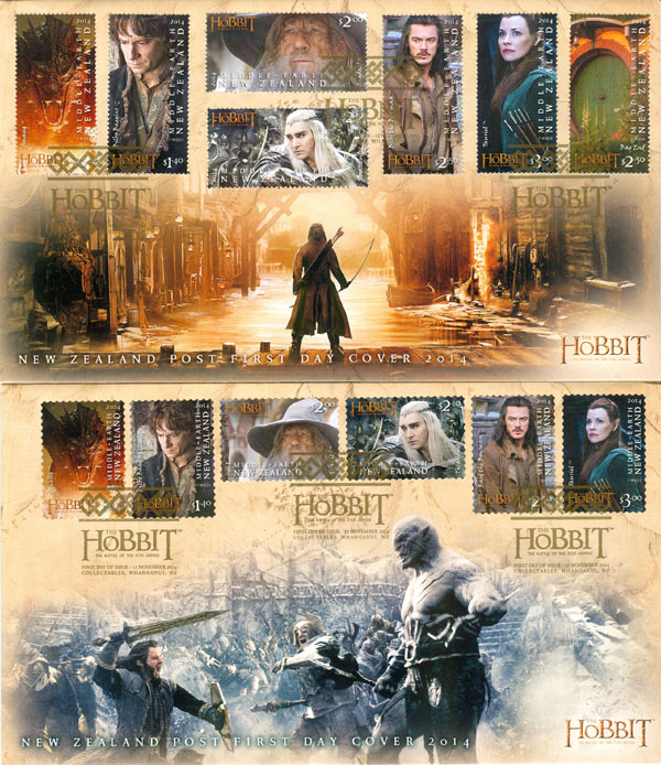 The Hobbit: The Battle of the Five Armies First Day Covers