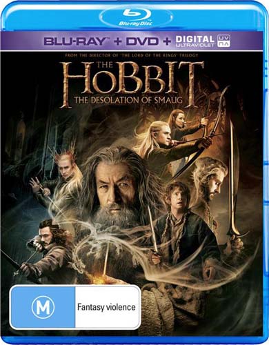 The Hobbit: The Desolation of Smaug Blu-ray cover