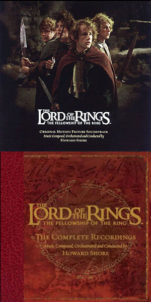 Lord of the Rings: Fellowship of the Ring CD cover