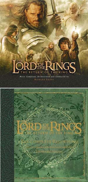 Lord of the Rings: Return of the King CD covers