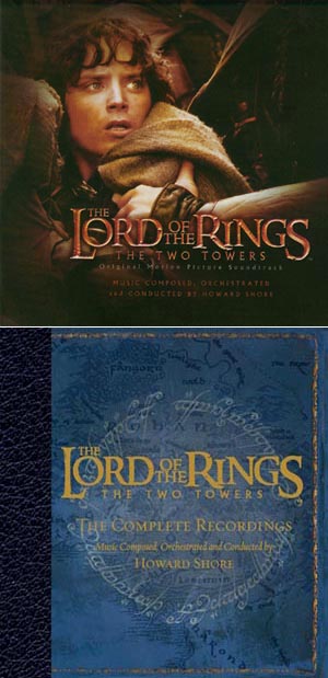 Lord of the Rings: The Two Towers CD covers